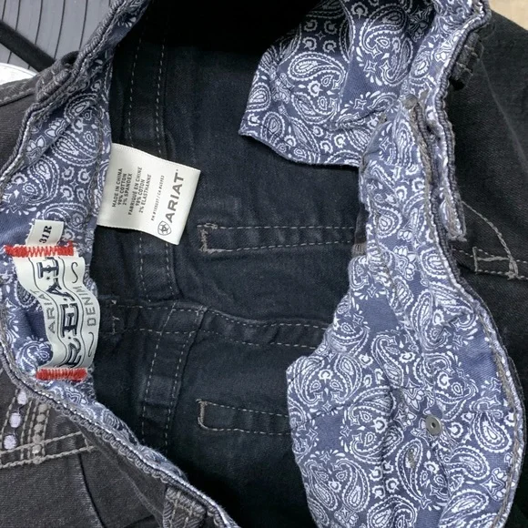 Ariat REAL denim black bootcut Jeans - Picture 5 of 8